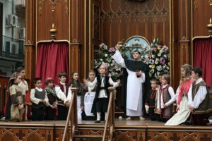 Representación de un Milacre de Sant Vicent